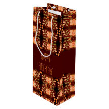 Bolsa de regalo de cumpleaños de papel con motivos