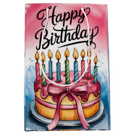 Bolsa de regalo de cumpleaños feliz