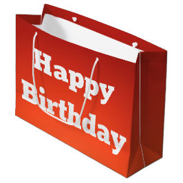 Bolsa de regalo de cumpleaños feliz de Naranja fue