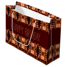 Bolsa de regalo de cumpleaños florida para el Nara