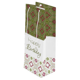 Bolsa de regalo de cumpleaños moderna