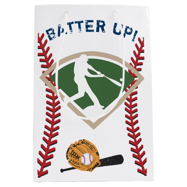 Bolsa de regalo de cumpleaños para el béisbol (Anverso)