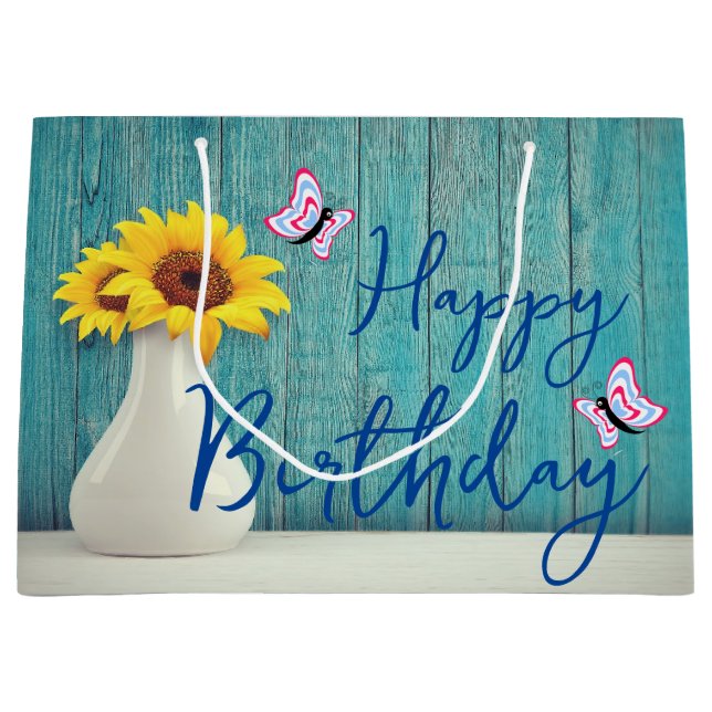 Bolsa de regalo de cumpleaños - Pequeña, brillante (Anverso)