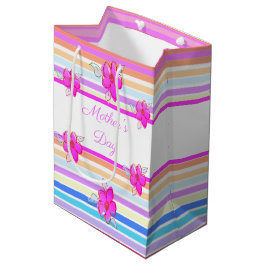 Bolsa De Regalo De Día de la Madre De Banda Azul Y