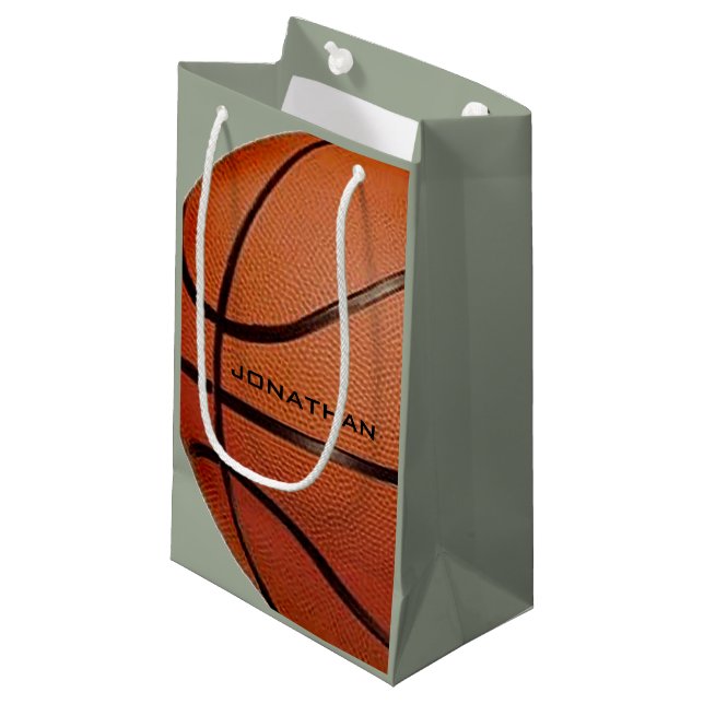 Bolsa de regalo de diseño de baloncesto (Angulo Anverso)