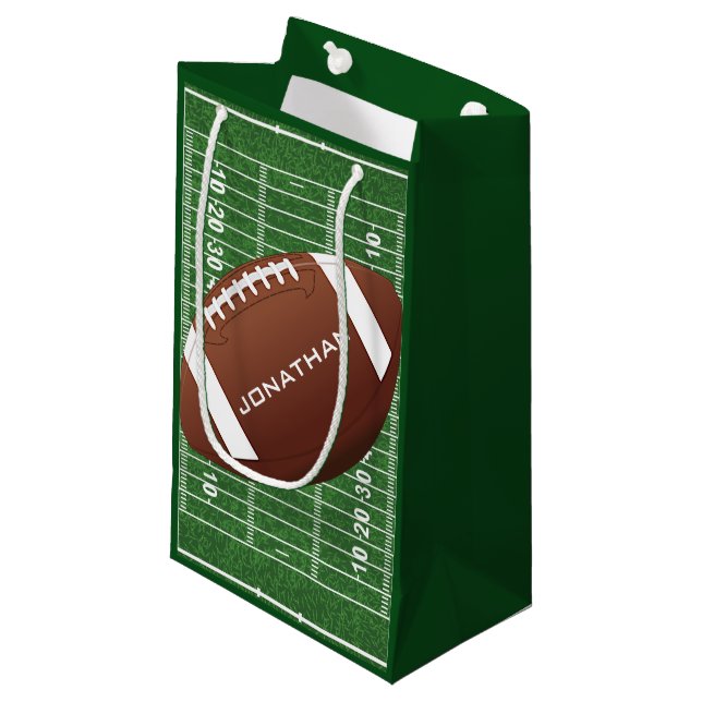 Bolsa de regalo de diseño de fútbol (Angulo Anverso)