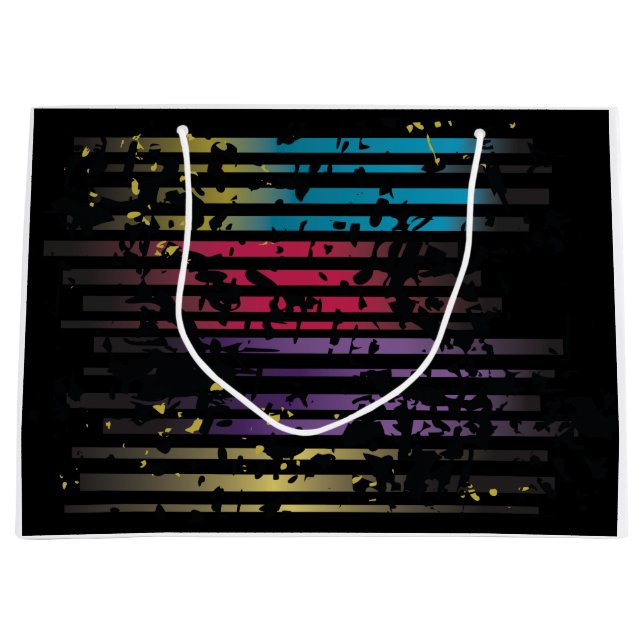 Bolsa de regalo de diseño de Grunge (Anverso)