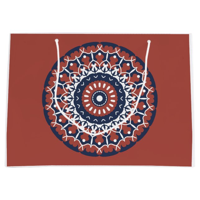 Bolsa de regalo de diseño de Mandala (Anverso)