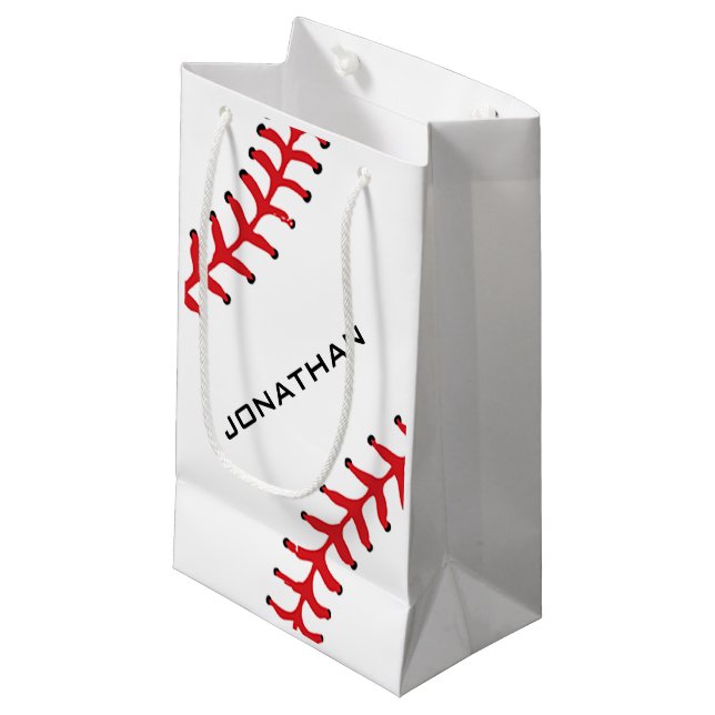 Bolsa de regalo de diseño para el béisbol Softball (Angulo Anverso)