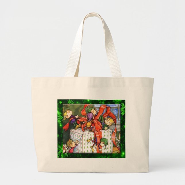 Bolsa de regalo de duendes alegres (Frente)