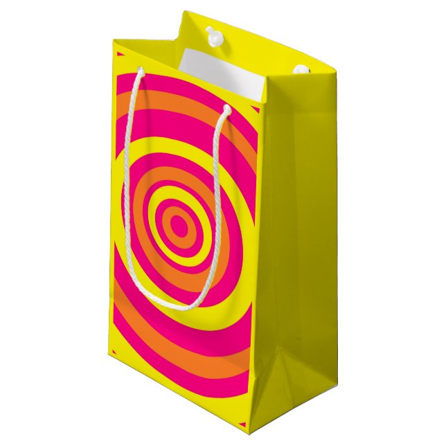 Bolsa de regalo de estilo retro amarillo con Naran (Angulo Anverso)