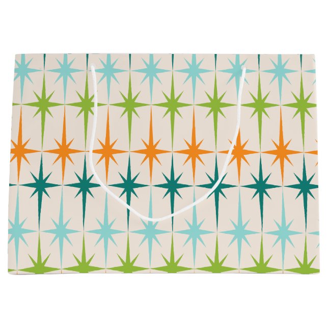 Bolsa de regalo de estribos geométricos vintage (Anverso)