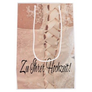 Bolsa de regalo de felicitaciones a los Bodas alem