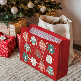 Bolsa de regalo de feriado para Navidades feos
