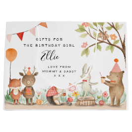 Bolsa de regalo de Fiesta de animales de Woodland