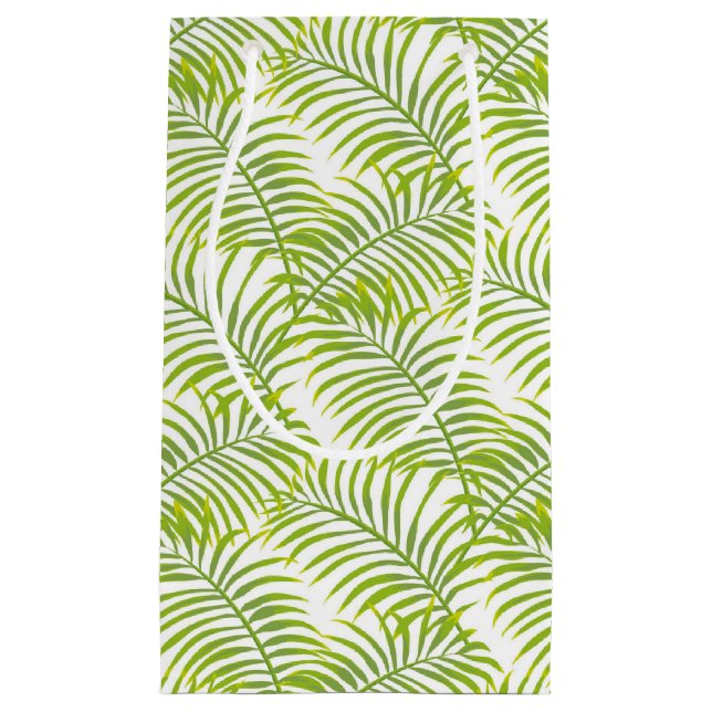 Bolsa de regalo de flamenco de palma verde (Anverso)