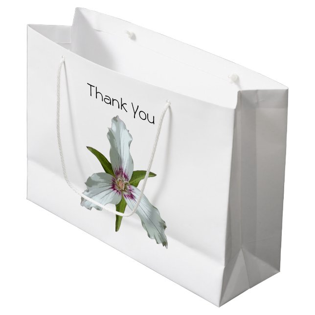 Bolsa de regalo de flor silvestre Trillium Spring (Angulo Anverso)
