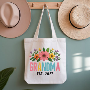 Bolsa de regalo de flores silvestres personalizada