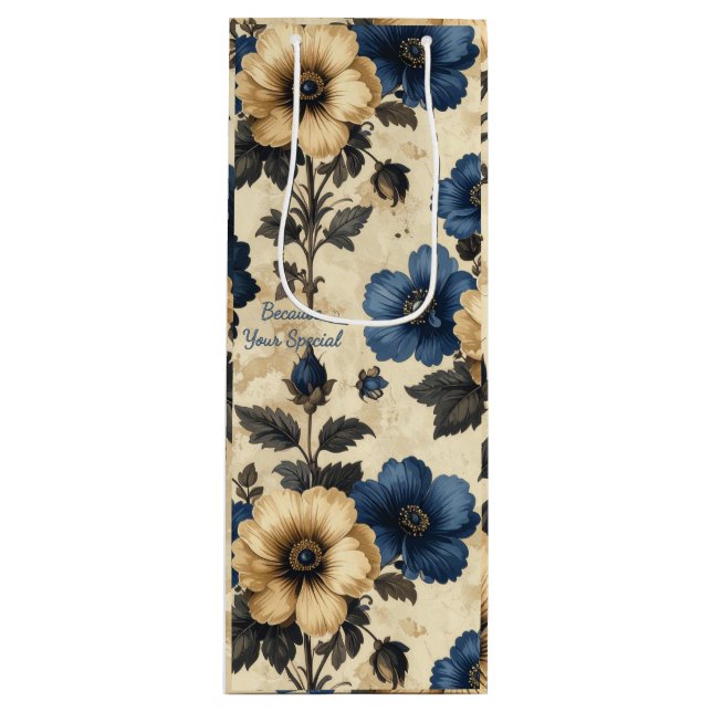 Bolsa de regalo de flores victorianas (Anverso)