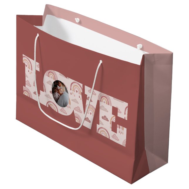 Bolsa de regalo de fotos de amor (Angulo Anverso)