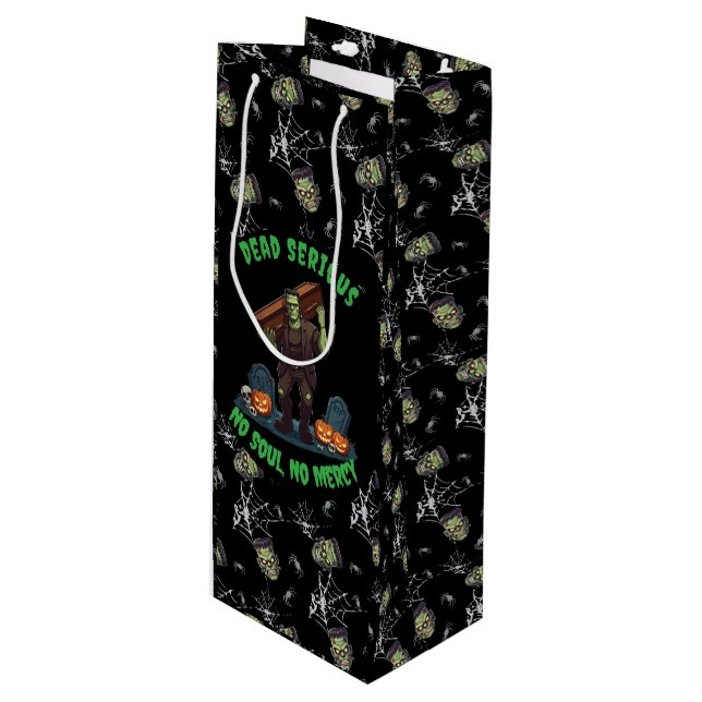 🖤 Bolsa de regalo de Frankenstein Halloween 💀 🎃 (Angulo Anverso)