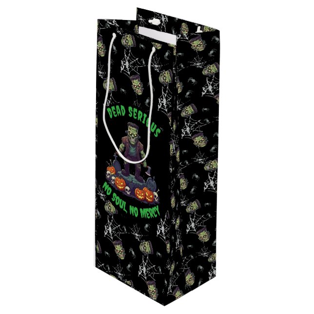 🖤 Bolsa de regalo de Frankenstein Halloween 💀 🎃 (Angulo Anverso)