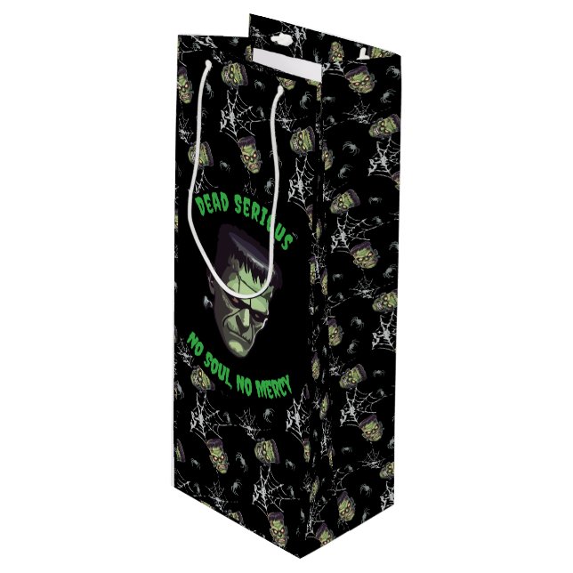 🖤 Bolsa de regalo de Frankenstein Halloween 💀 🎃 (Angulo Anverso)
