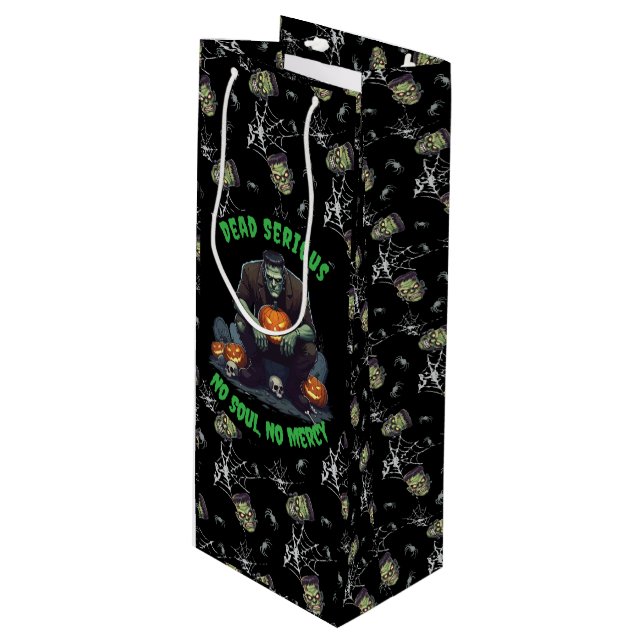 🖤 Bolsa de regalo de Frankenstein Halloween 💀 🎃 (Angulo Anverso)