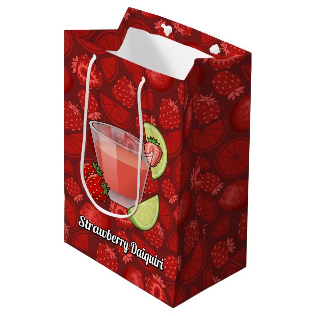 Bolsa de regalo de fresa de Daiquiri (Angulo Anverso)