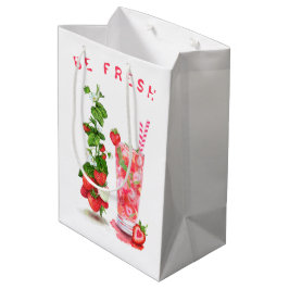 Bolsa de regalo de fresa fresca - Personalizado Te