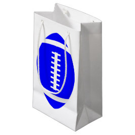 Bolsa de regalo de fútbol azul vertical para jugad