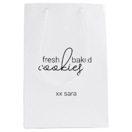 Bolsa de regalo de galletas recién horneadas