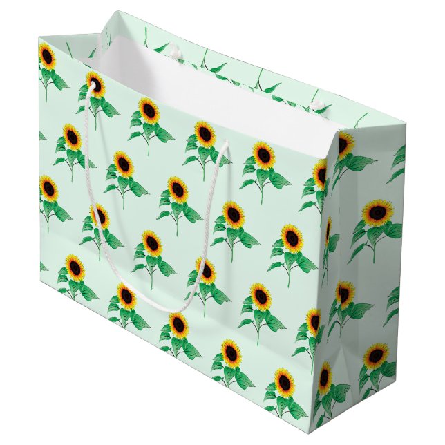 Bolsa de regalo de girasol (Angulo Anverso)