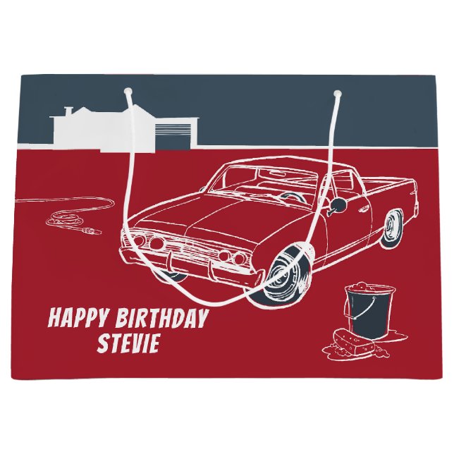 Bolsa de regalo de gran tamaño para el coche TIme  (Anverso)