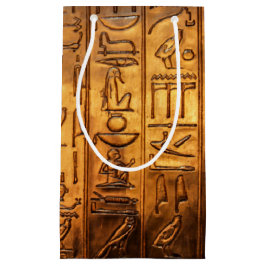 Bolsa de regalo de guión egipcio de oro