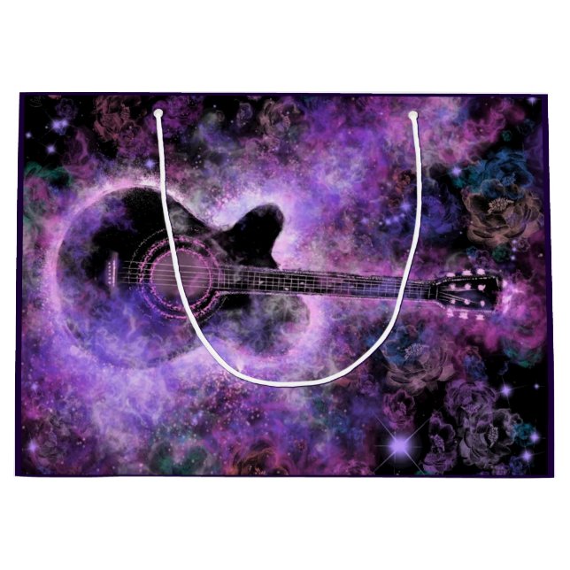 Bolsa de regalo de guitarra musical de rock (Anverso)