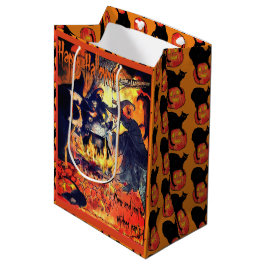 Bolsa de regalo de Halloween de tres brujas