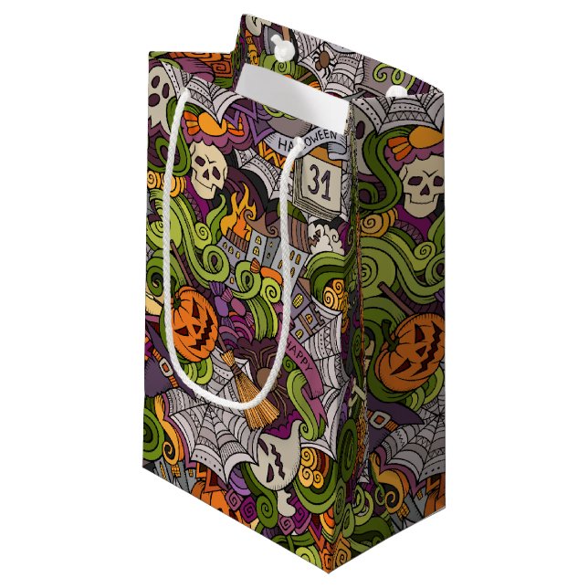 Bolsa de regalo de Halloween espeluznante - pequeñ (Angulo Anverso)
