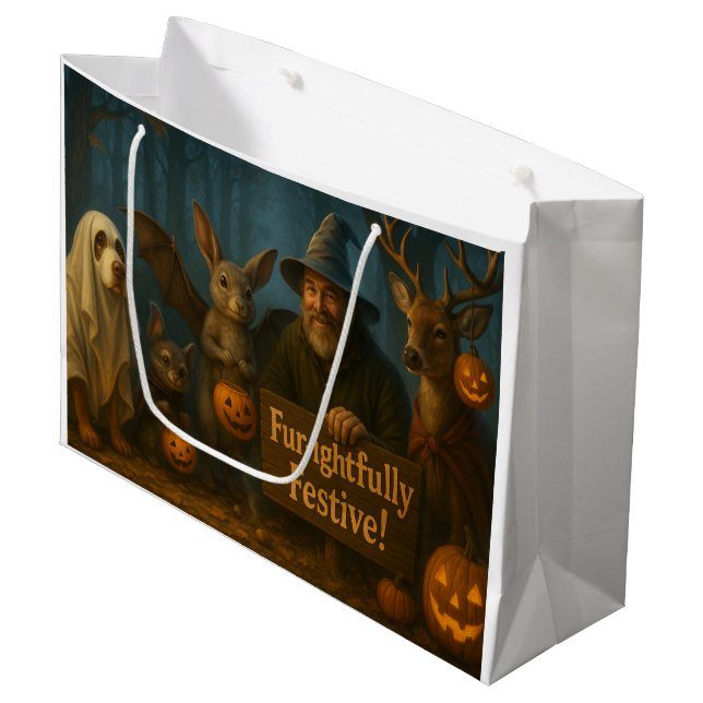 Bolsa de regalo de Halloween grande (disposición h (Angulo Anverso)