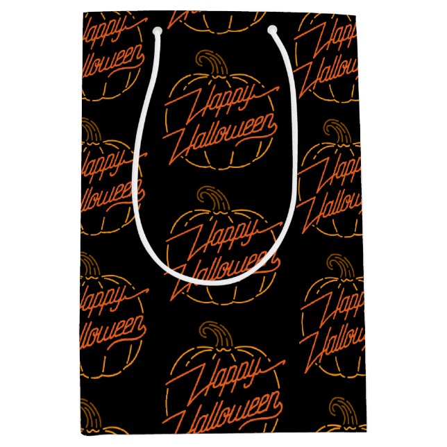 Bolsa de regalo de Halloween Neon (Anverso)