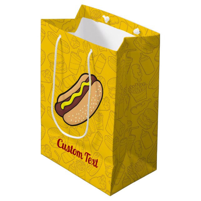 Bolsa de regalo de Hotdog Medium (Angulo Anverso)