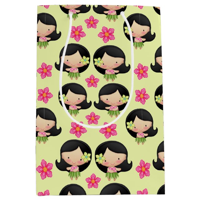 Bolsa de regalo de Hula Chica de Hawái (Anverso)