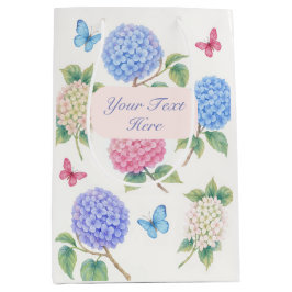 Bolsa de regalo de Hydrangea de color de agua pers