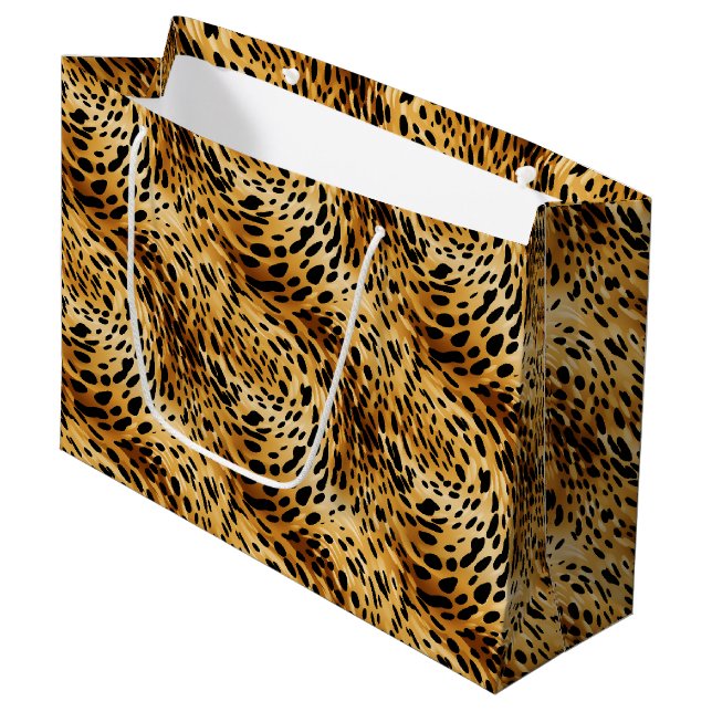 Bolsa de regalo de impresión de leopardo (Angulo Anverso)