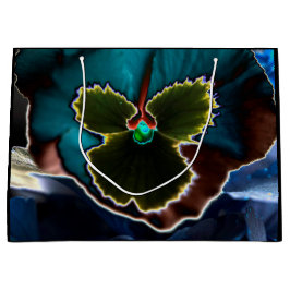 Bolsa de regalo de impresión floral surrealista