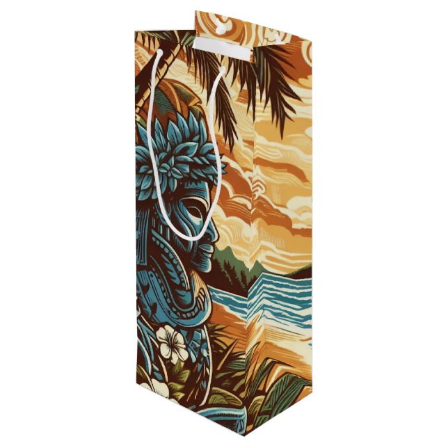 Bolsa de regalo de la cultura de la isla 10 (Angulo reverso)