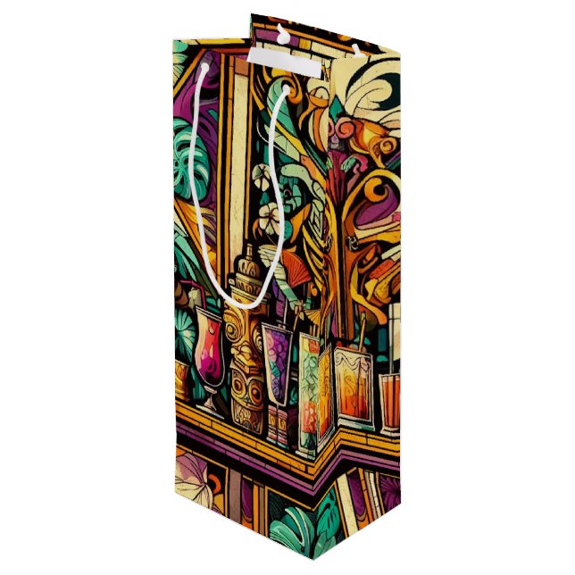 Bolsa de regalo de la cultura tiki 04 (Angulo reverso)