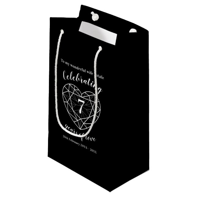 Bolsa de regalo de la esposa de Black onyx Anniver (Angulo Anverso)