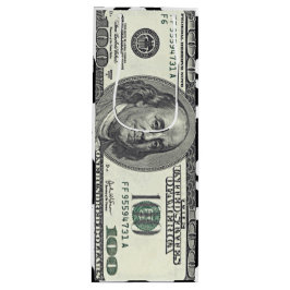 Bolsa de regalo de la factura de cien dólares