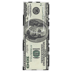 Bolsa de regalo de la factura de cien dólares